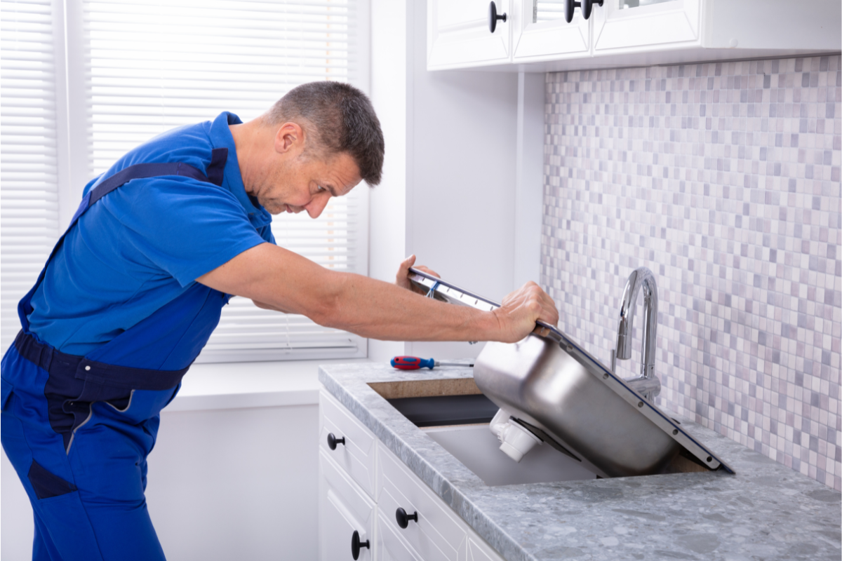 control smell kitchen sink drain